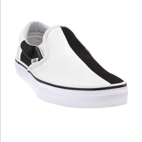 mega checker slip on vans